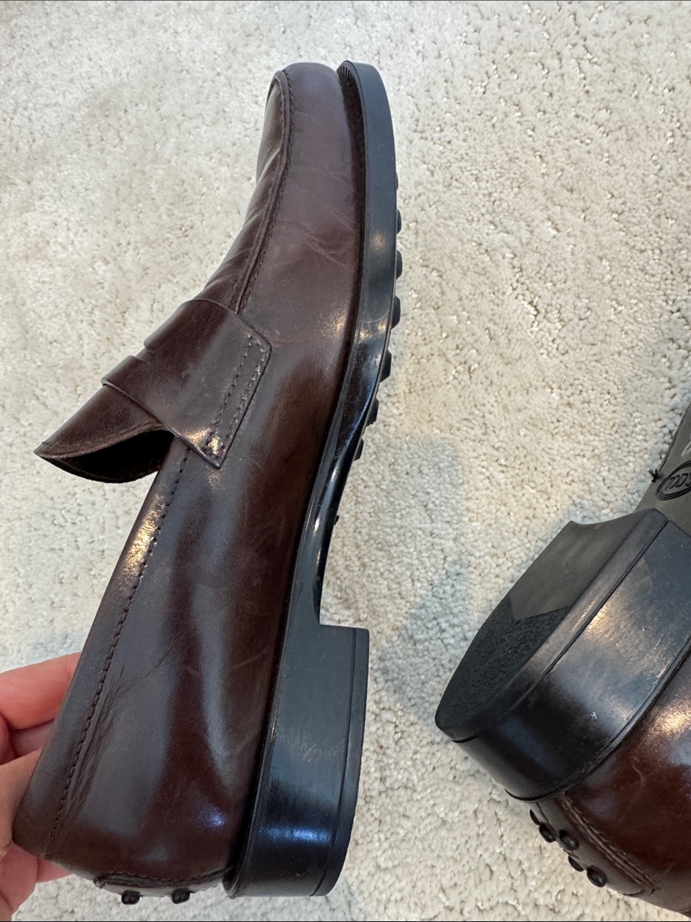 Classic Penny Loafers in Dark Brown size 7 men’s / women’s 9.5 - Picture 9 of 10